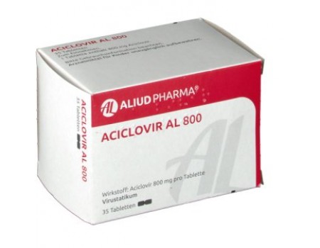 ACICLOVIR AL 800 mg. 35 tablets